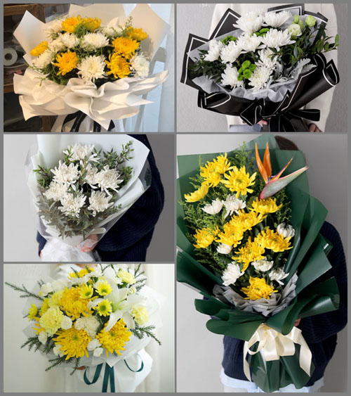 贵州毕节市赫章县野马川镇寨子村白事花束代送